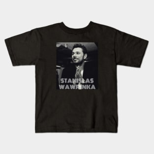 stanislas wawrinka Kids T-Shirt